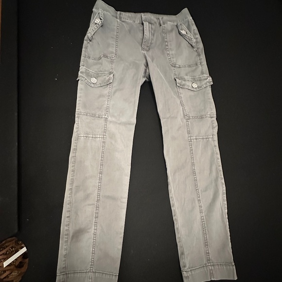 White House Black Market Pants - WHBM Cargo Pants w/Rhinestone detail-Size 8